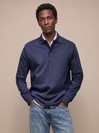 Mason | Men's Classic Long-Sleeve Cotton Polo Shirt