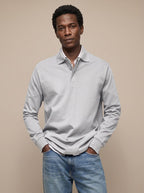 Mason | Men's Classic Long-Sleeve Cotton Polo Shirt