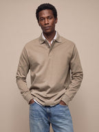 Mason | Men's Classic Long-Sleeve Cotton Polo Shirt
