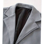 Alexander | Men's Classic Long Wool Coat Single-Breasted Overcoat