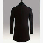 Alexander | Men's Classic Long Wool Coat Single-Breasted Overcoat