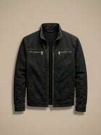 Sebastian | Men's Cotton Stand-Collar Multi-Pocket Zip-Up Jacket