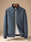 Samuel | Men's Diamond-Quilted Full-Zip Insulated Bomber Jacket
