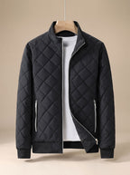 Samuel | Men's Diamond-Quilted Full-Zip Insulated Bomber Jacket