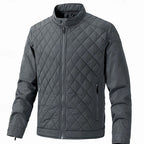 Alexander | Men's Diamond-Quilted Stand-Collar Full-Zip Jacket