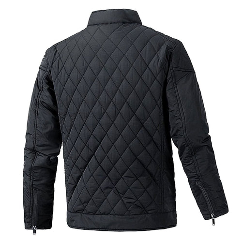Alexander | Men's Diamond-Quilted Stand-Collar Full-Zip Jacket