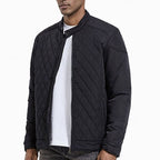 Alexander | Men's Diamond-Quilted Stand-Collar Full-Zip Jacket