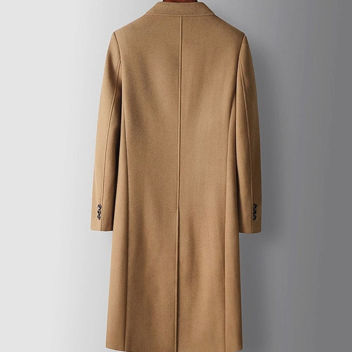Henry | Men's Double-Breasted Wool Overcoat Long Tailored Coat