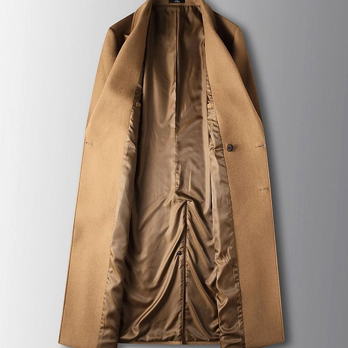 Henry | Men's Double-Breasted Wool Overcoat Long Tailored Coat