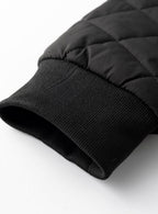 Caleb | Men's Fleece-Lined Quilted Bomber Jacket Full-Zip