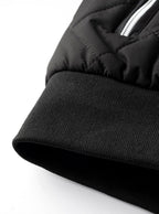 Caleb | Men's Fleece-Lined Quilted Bomber Jacket Full-Zip