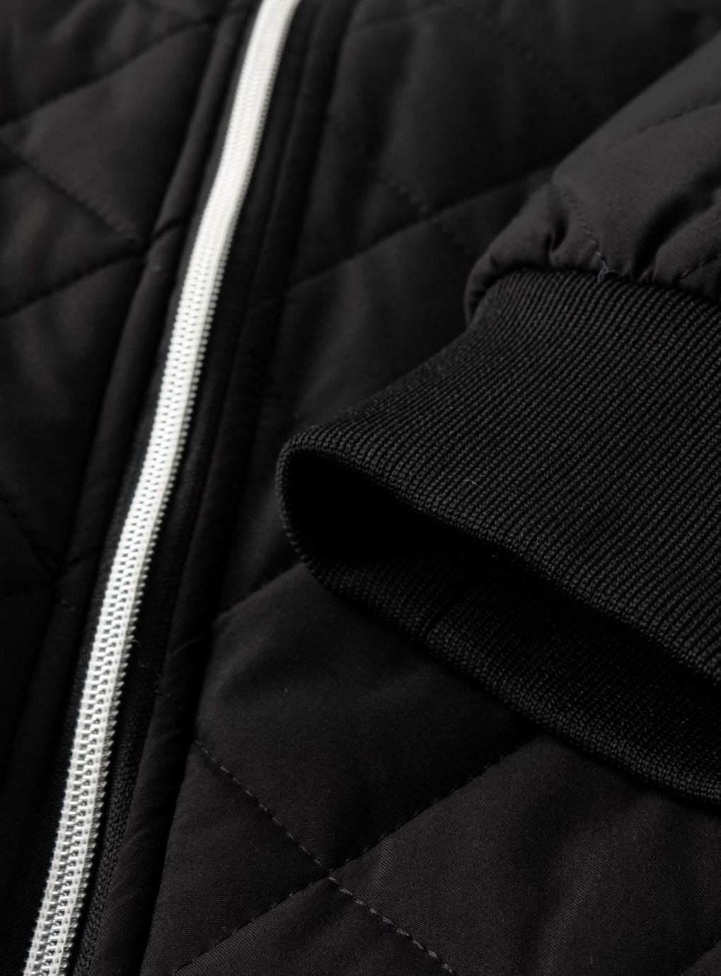 Caleb | Men's Fleece-Lined Quilted Bomber Jacket Full-Zip