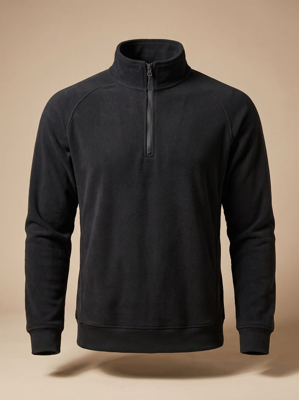 Henry | Men's Fleece Quarter-Zip Stand-Collar Pullover Sweater