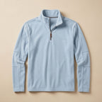 Owen | Men's Fleece Quarter-Zip Stand-Collar Pullover Sweater, Khaki