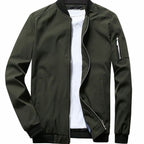 Jackson | Men's Full-Zip Bomber Front Jacket Ribbed-Collar Lightweight