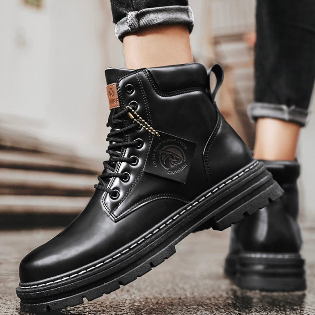Ethan | Men's Heavy-Duty Ankle Lace Up Boots Rugged Work Style