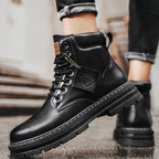 Ethan | Men's Heavy-Duty Ankle Lace Up Boots Rugged Work Style