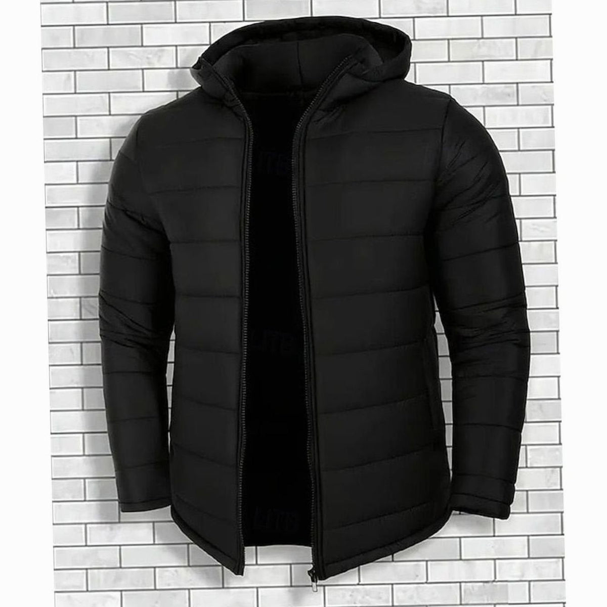 Oliver | Men's Hooded Quilted Coated Puffer Jacket Regular Fit