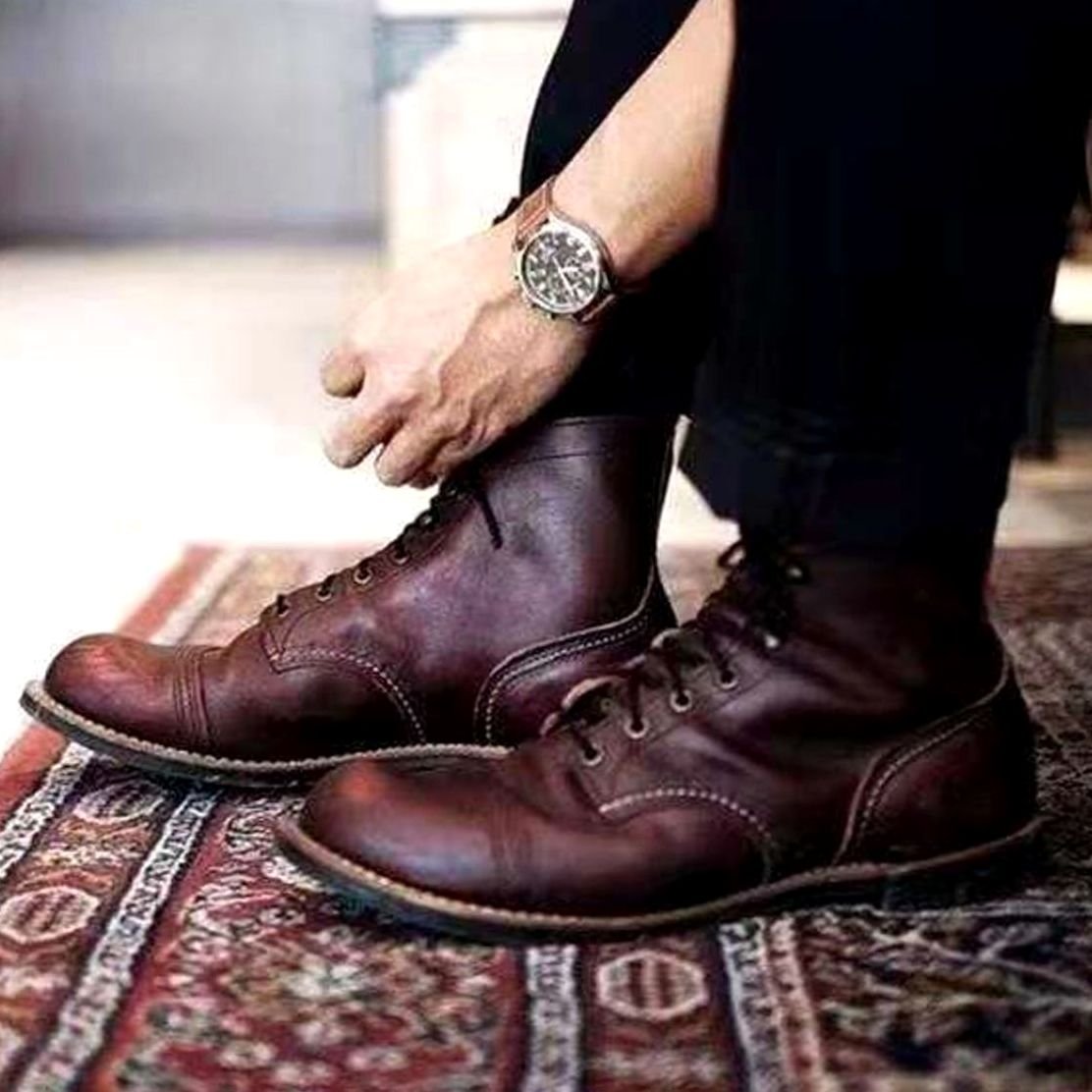Matthew | Men's Insulated Lace-Up Winter Boots Ankle High