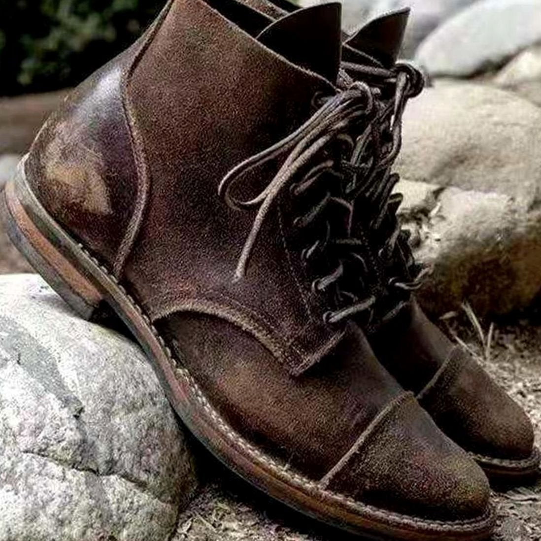Matthew | Men's Insulated Lace-Up Winter Boots Ankle High