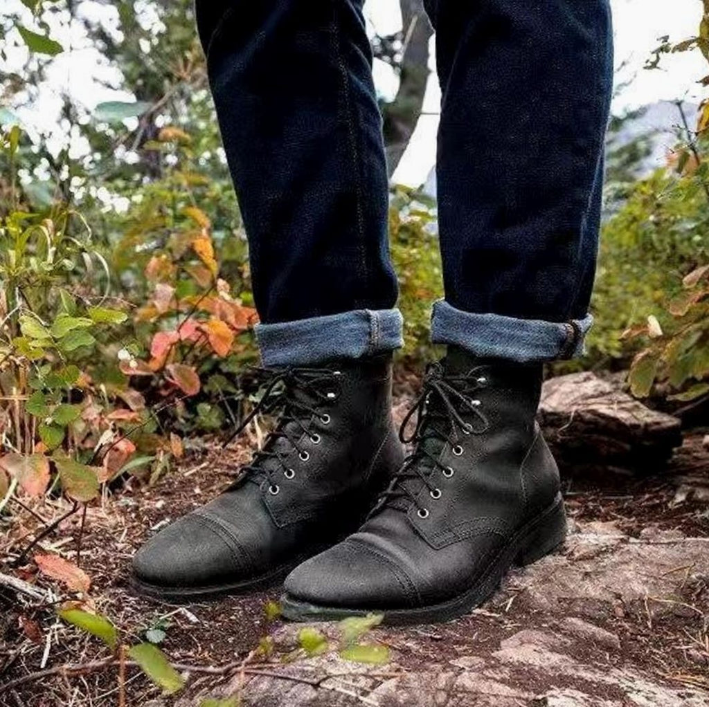 Matthew | Men's Insulated Lace-Up Winter Boots Ankle High