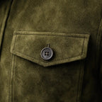 Henry | Men's Italian Suede Button-Front Stand-Collar Jacket