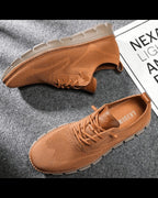William | Men's Lightweight Breathable Knit Lace-Up Casual Sneakers