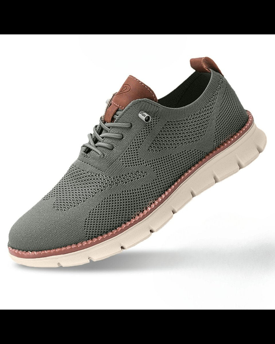 William | Men's Lightweight Breathable Knit Lace-Up Casual Sneakers