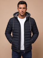 Owen | Men's Lightweight Quilted Hooded Puffer Jacket