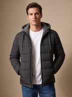 Owen | Men's Lightweight Quilted Hooded Puffer Jacket