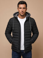 Owen | Men's Lightweight Quilted Hooded Puffer Jacket