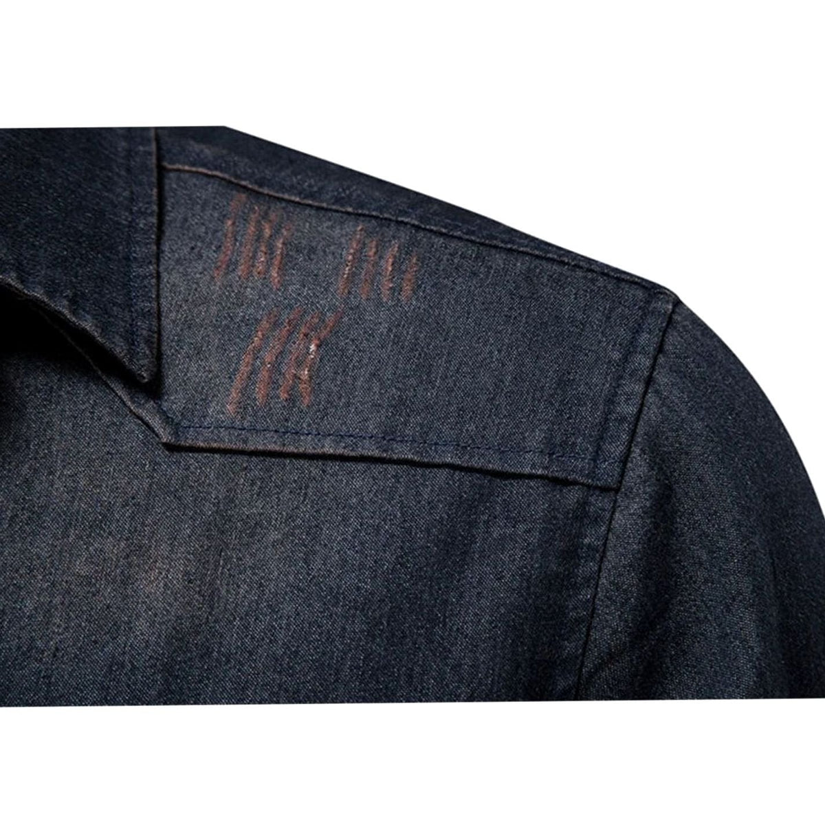 Matthew | Men's Long-Sleeve Dual-Pocket Denim Button-Up Shirt