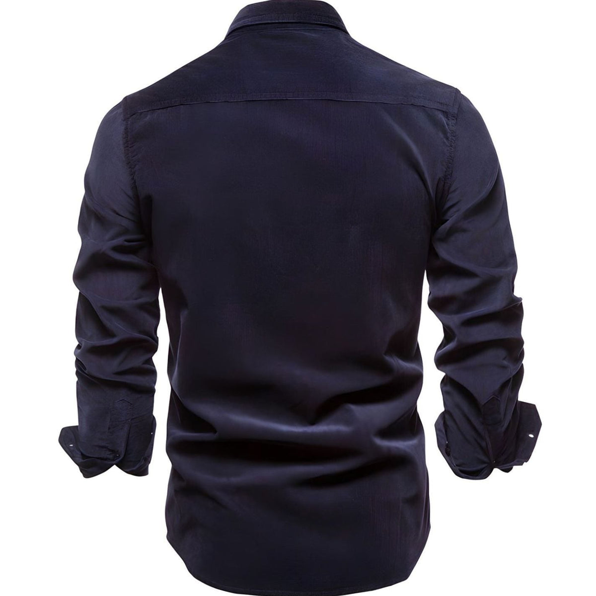 Oliver | Men's Military-Style Dual-Pocket Long Sleeve Shirt