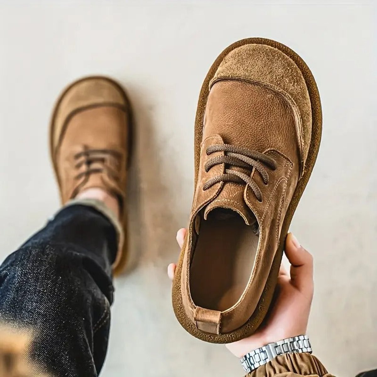 Daniel | Men's Orthopedic Cushioned Lace-Up Casual Leather Shoes