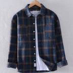 Mason | Men's Plaid Flannel Relaxed-Fit Long-Sleeve Button-Down Shirt