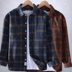 Mason | Men's Plaid Flannel Relaxed-Fit Long-Sleeve Button-Down Shirt