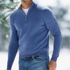 Aiden | Men's Quarter-Zip Soft Knit Sweater Pullover