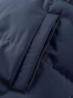 Alexander | Men's Quilted Hooded Winter Jacket Ribbed-Cuff Full-Zip Puffer