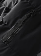 Alexander | Men's Quilted Hooded Winter Jacket Ribbed-Cuff Full-Zip Puffer