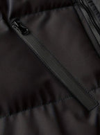 Alexander | Men's Quilted Hooded Winter Jacket Ribbed-Cuff Full-Zip Puffer