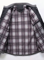 Elijah | Men's Quilted Stand-Collar Lightweight Zip Jacket