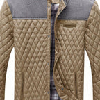 Elijah | Men's Quilted Stand-Collar Lightweight Zip Jacket