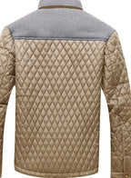 Elijah | Men's Quilted Stand-Collar Lightweight Zip Jacket
