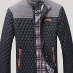 Elijah | Men's Quilted Stand-Collar Lightweight Zip Jacket