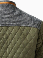 Elijah | Men's Quilted Stand-Collar Snap-Front Insulated Jacket