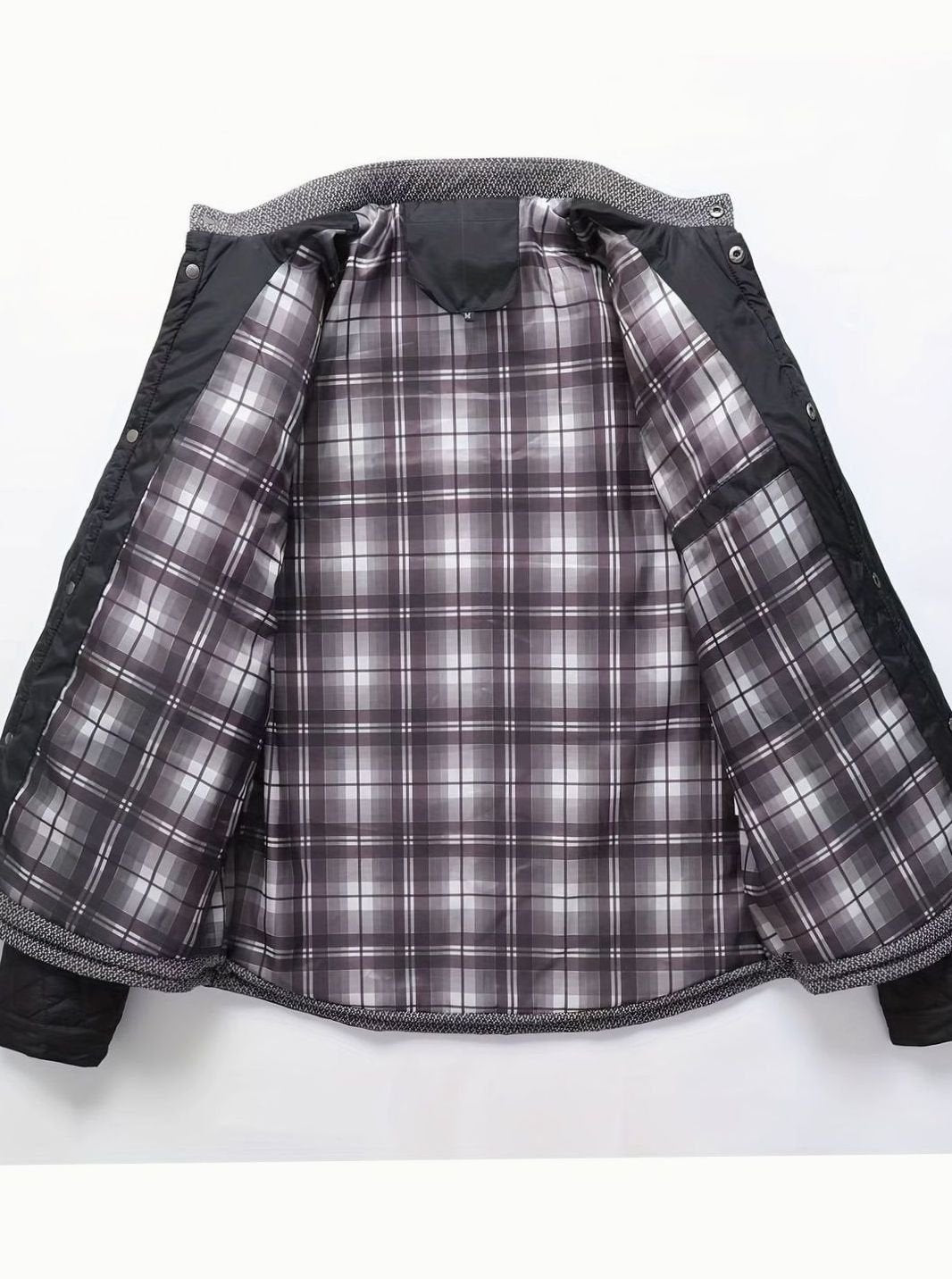 Elijah | Men's Quilted Stand-Collar Snap-Front Insulated Jacket