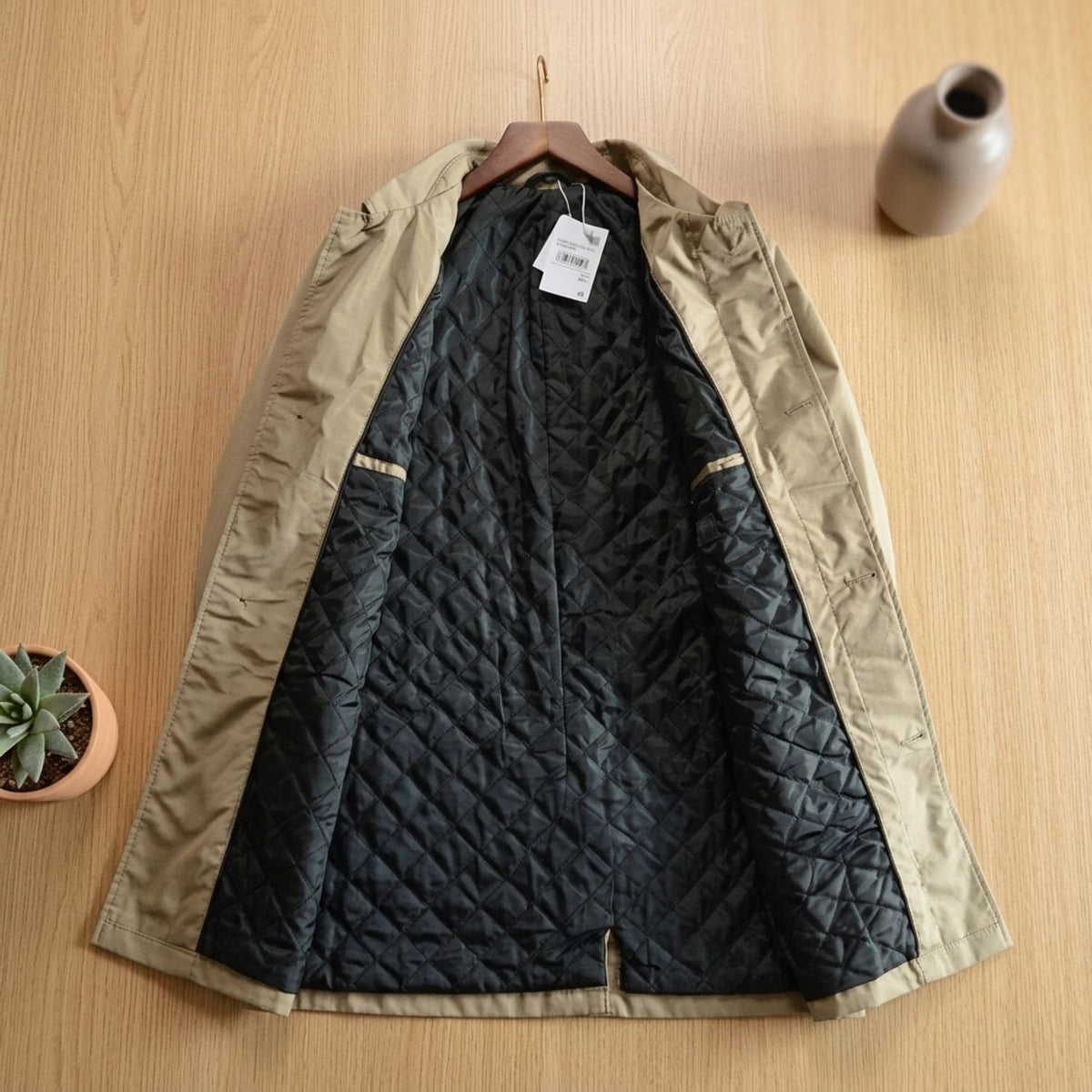 Jackson | Men's Regular-Fit Button-Front Weather-Resistant Trench Coat
