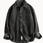 Daniel | Men's Relaxed-Fit Corduroy Long Sleeve Shirt Chest Pocket