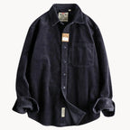Daniel | Men's Relaxed-Fit Corduroy Long Sleeve Shirt Chest Pocket