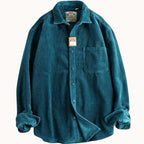 Daniel | Men's Relaxed-Fit Corduroy Long Sleeve Shirt Chest Pocket